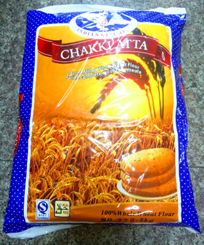 Chakki atta印度麦粉小麦粉Fortified attalndian kitchen5kg面粉