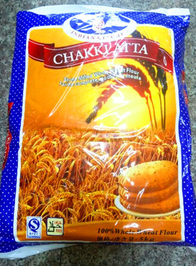 Chakki atta印度麦粉小麦粉Fortified attalndian kitchen5kg面粉