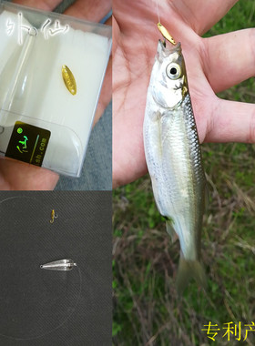 天外仙10.5mm小号叩甲虫亮片白条专杀路亚钓组微型迷你马口亮片