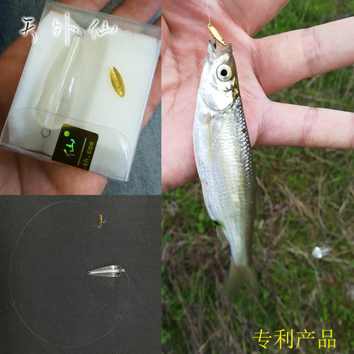 天外仙10.5mm小号叩甲虫亮片白条专杀路亚钓组微型迷你马口亮片