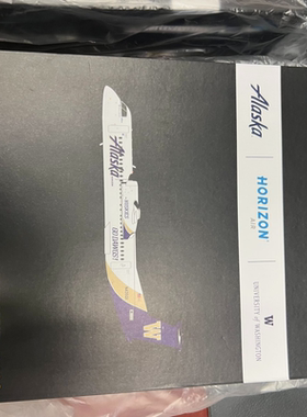 GeminiJets 1/200美国阿拉斯加航空 DashQ400 华盛顿大学彩绘 ，