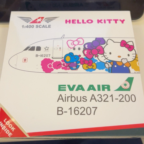 JCwings/ALBATROS+1/400长荣航空EvaAirA321-200 B16207 Hello Ki