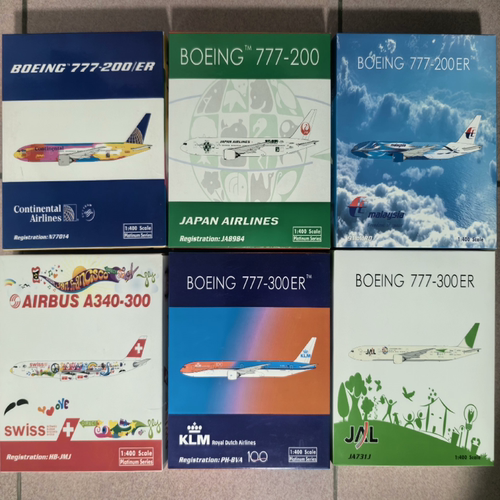 PH/PHOENIX，GJ，JC，SKY，PM，1:400客机模型，飞机模型波音BOEI