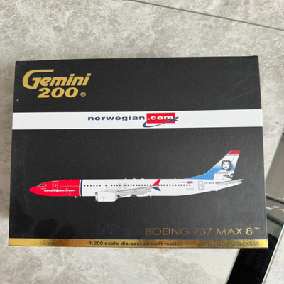 gemini 1:200 挪威航空 737 max 无暇 （确认慢的勿扰！）