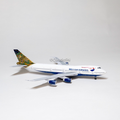 Bigbird 1/400 British Airways 英国航空 747-200彩绘制造商：Bi