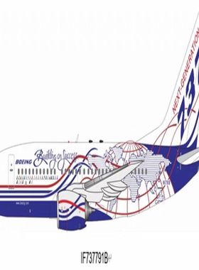 Inflight 1:200 B737-700 N1791B 波音原厂涂装