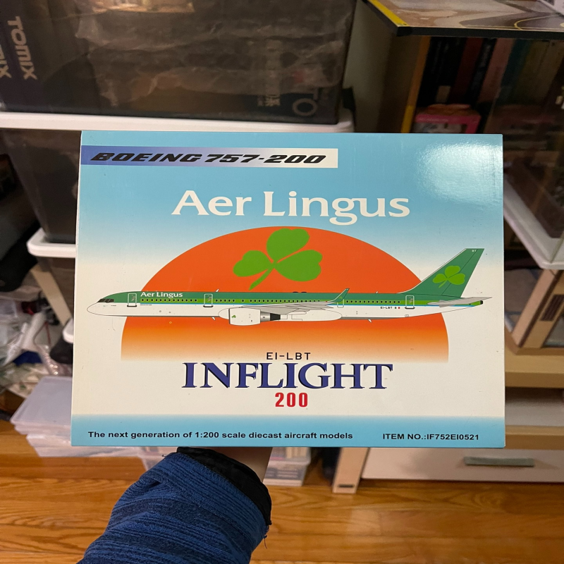 1/200 if200 inflight 航空模型爱尔兰航空 757 200关联 jc wings
