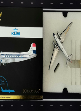 顺丰保价发货：Geminijets 1:200 飞机模型， 荷兰皇家航空 ，DC3