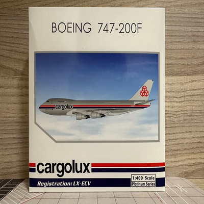 Phoenix 1:400 PH11854 Cargolux 卢森堡货运航空 Boeing 747-200