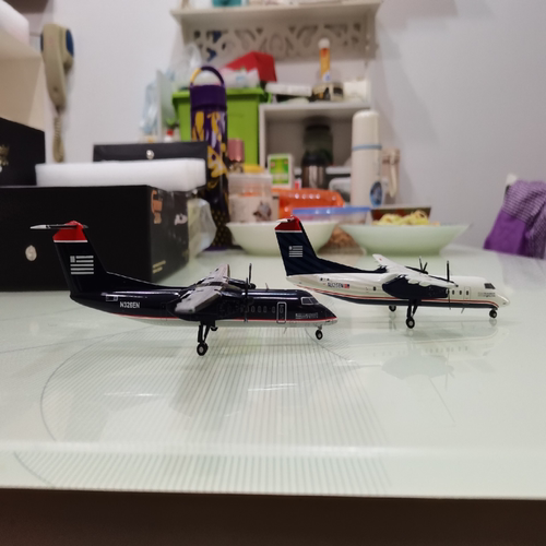 GJ/JC200  全美航空DASH-8-300目测无瑕，一切以照片确认为准，