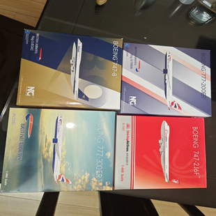 NG 1/400 英航 B777-200ERG-YMMM英航BA38事故机带盒无卡无瑕疵