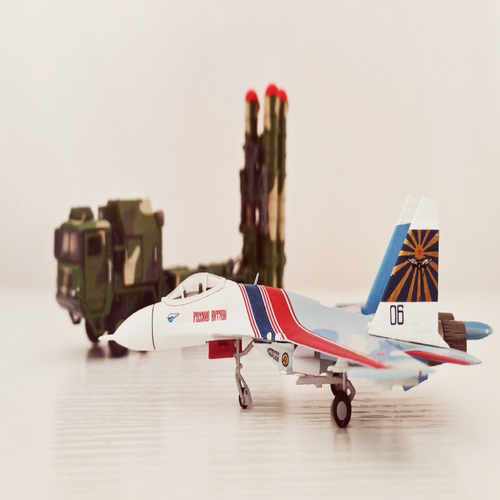 1：200俄罗斯勇士表演队合金成品模型：Gulliver品名：Sukhoi Su-