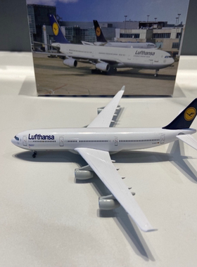 #1:400模型#  DragonWings德国汉莎航空A340-300/D-AIGB，模型绝