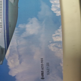 国航A350机模 1:200顺丰 国航 A350-900飞机模型 1:200未拼装,