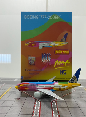 Ngmodels 1:400# 飞机模型  美国大陆航空 Boeing B777-200ER  N7