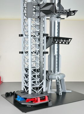 升级星舰火箭发射架模型 spaceX Starship 发射塔模型细节还原完