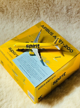 NG Models 13100 1:400 美国精神航空 A321-200 N660NK 长12cm