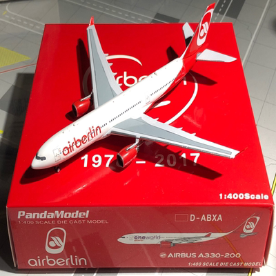 PandaModel 1:400 柏林航空 A330-200 D-ALPH快递到付，建议您保