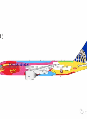 【NG预】72005?Continental Airlines 777-200ER?N77014Peter Max