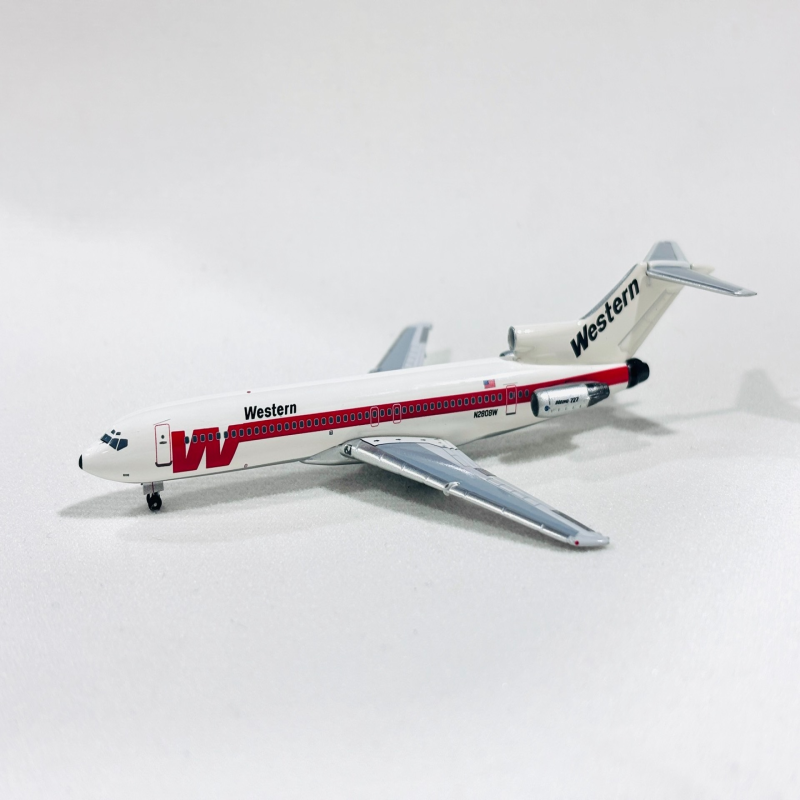 【代出】AC 1:400 美国西部航空 727-200 N2808W实物如图，大佬