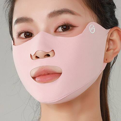 户外防晒口罩护下巴漏口鼻高颜值