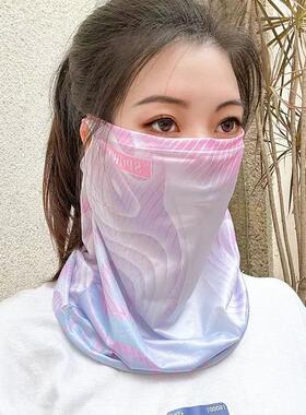 冰丝防晒遮阳透气护颈防紫外线