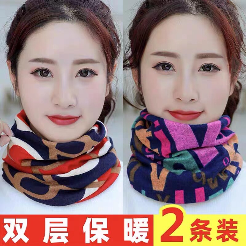 套头围巾帽子两用围脖休闲百搭女