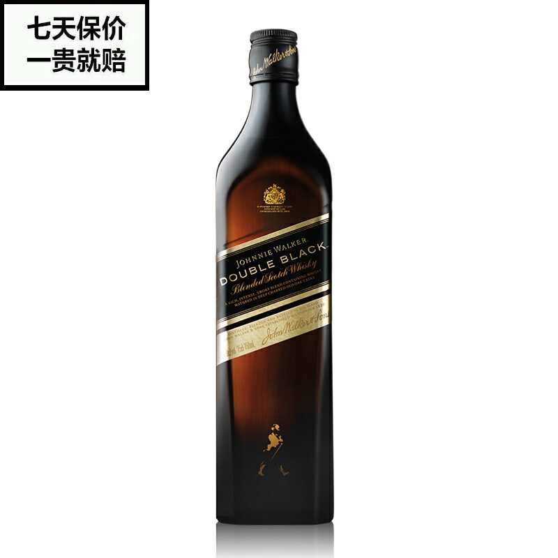 johnnie walker尊尼获加黑牌醇黑黑方威士忌进口洋酒700ml 无盒
