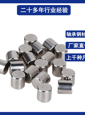 轴承钢GCR15滚针圆柱销滚柱定位销8x15 8x16  8x18 8x20 8x22销钉