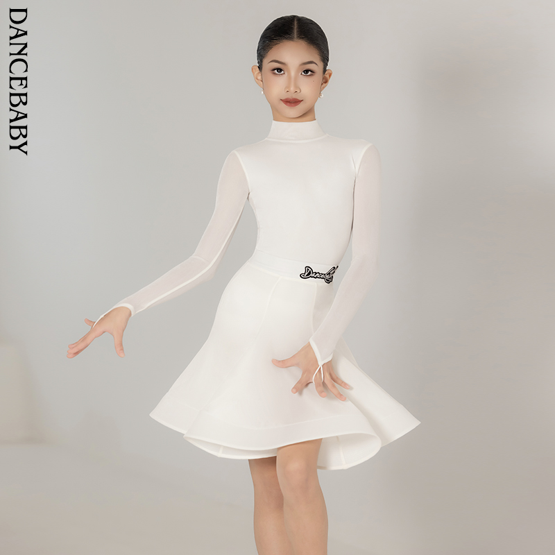 Dancebaby拉丁比赛规定服连衣裙