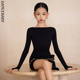 Dancebaby拉丁舞服2026新款 DAS788 女练功服国标舞秋冬露背套装