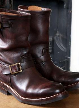 Winter Shoes Mens Combat Black Boots Classic Spring Chelsea