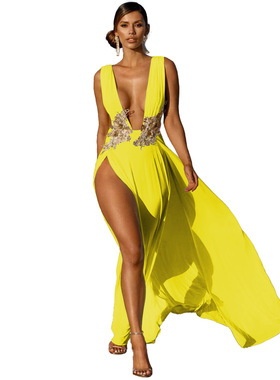 Summer Sexy Women Dress Elegant African Ladies Party new red