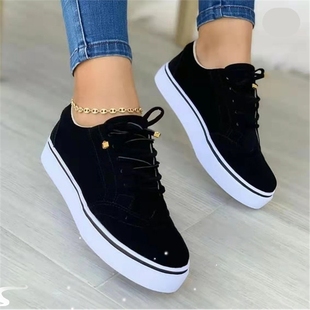 Round top New 2024 Low Vulcanized Casual Toe Shoes Women