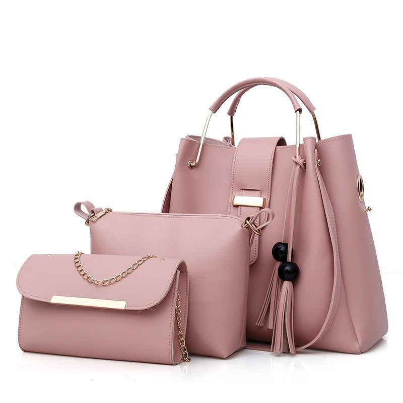 3 pcs Women's Handbags Messenger Bags Ladies Shoulder子母包