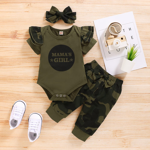 0-18 Months Newborn Baby Boy Baby Girl Clothes Set Letter