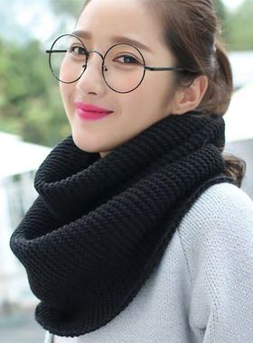 Men's Scarf  winter neckerchief collar girl knitted 女士围巾