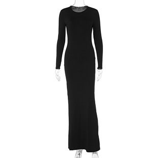 autumn winter dress for women long Dresses Evening 秋季裙女