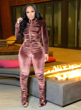 2022 Full Tracksuits Women Elegant Two-Pieces Suit Sets new