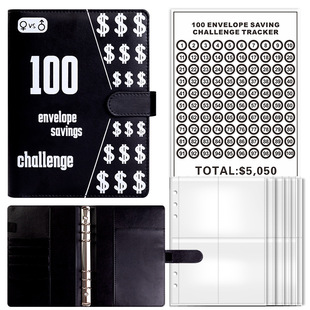 100Envelope Challenge Binder money saving book cash budget