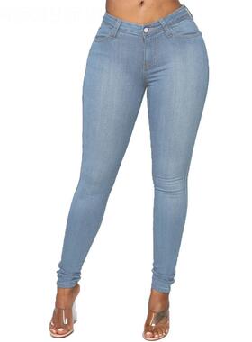 Jeans Women's plus-size denim pants包臀铅笔裤牛仔长裤