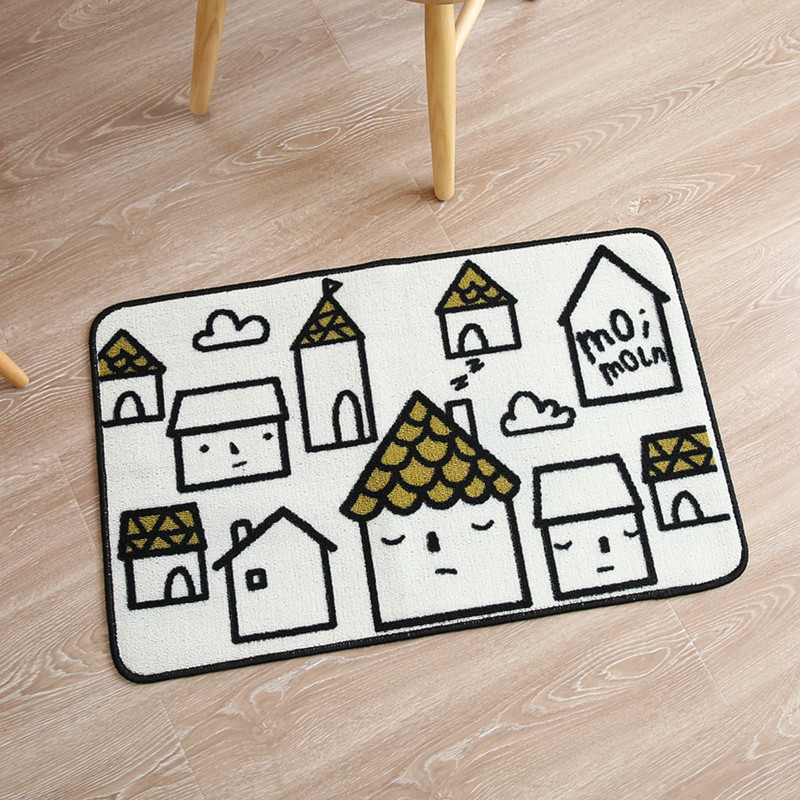 包邮 自留推荐 出口韩国北欧INS儿童房防滑门垫客厅卧室厨房地垫在类目 居家布艺, 地垫中 - 来自Buy2taobao.com提供专业的淘宝代购服务