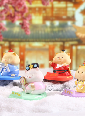 新款喵喵万岁手机支架创意家居桌面摆件卡通可爱树脂工艺品摆件