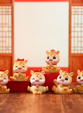 新品车载摆件招財马装饰生肖马新年礼物可爱马年家居玄关装饰批发