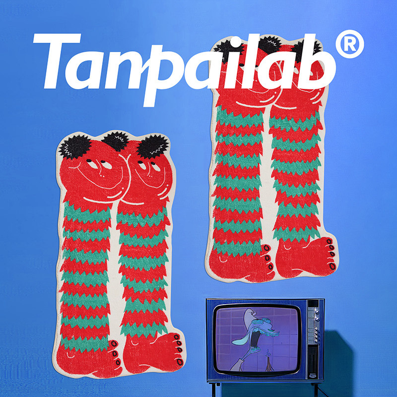 摊牌 联名款怪诞兄弟家用浴室防滑吸水垫卧室客厅创意挂毯地毯,居家布艺,家用脚垫,淘宝优惠券,粉丝福利购,淘宝优惠卷