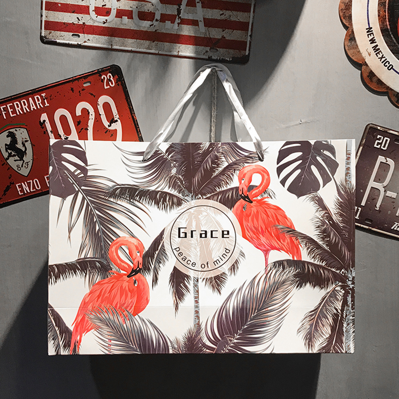 复古风高级感礼品袋中秋伴手礼生日礼物袋纸袋手提袋包装袋可定制