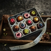 简屋法式 伴手礼办公室下午茶茶歇自助全国发 甜品可露丽35粒铁盒装