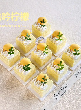 简屋高端茶歇甜品台专用慕斯蛋糕