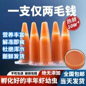 冷冻鲜活丰年虾冰冻丰年虾卵超浓免孵化孔雀鱼小型鱼营养开口饲料