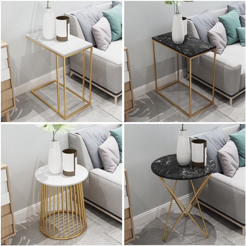 Northern Europe sofa Side table Marble tea table Simplicity modern tea table originality Iron art Corner table Bedside Side tablein the Residential furniture , Categories , Corner a few/Side  category - from Buy2taobao.com to provide professional Taobao agent buy service